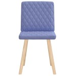 vidaXL Scaune de sufragerie 2 buc țesătură Jeans Blue vidaXL Scaune de sufragerie 2 buc țesătură Jeans Blue