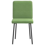vidaXL Scaune de bucătărie, 2 buc., verde deschis, catifea vidaXL Scaune de bucătărie, 2 buc., verde deschis, catifea