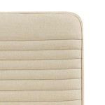 vidaXL Scaune de bucătărie, 2 buc., crem, material textil vidaXL Scaune de bucătărie, 2 buc., crem, material textil