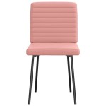 vidaXL Scaune de sufragerie 2 buc piele artificială roz vidaXL Scaune de sufragerie 2 buc piele artificială roz