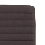vidaXL Scaune de masă, 2 buc., maro închis, material textil vidaXL Scaune de masă, 2 buc., maro închis, material textil