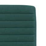vidaXL Scaune de bucătărie, 2 buc., verde închis, material textil vidaXL Scaune de bucătărie, 2 buc., verde închis, material textil