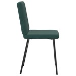 vidaXL Scaune de sufragerie, 2 buc., verde închis, catifea vidaXL Scaune de sufragerie, 2 buc., verde închis, catifea