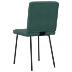 vidaXL Scaune de sufragerie, 2 buc., verde închis, catifea vidaXL Scaune de sufragerie, 2 buc., verde închis, catifea