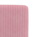 vidaXL Scaune de sufragerie, 2 buc., roz, catifea vidaXL Scaune de sufragerie, 2 buc., roz, catifea