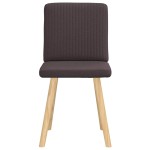 vidaXL Scaune de masă, 2 buc., maro închis, material textil vidaXL Scaune de masă, 2 buc., maro închis, material textil