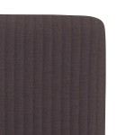 vidaXL Scaune de masă, 2 buc., maro închis, material textil vidaXL Scaune de masă, 2 buc., maro închis, material textil