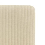 vidaXL Scaune de bucătărie, 2 buc., crem, material textil vidaXL Scaune de bucătărie, 2 buc., crem, material textil