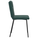 vidaXL Scaune de sufragerie, 2 buc., verde închis, catifea vidaXL Scaune de sufragerie, 2 buc., verde închis, catifea