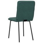 vidaXL Scaune de sufragerie, 2 buc., verde închis, catifea vidaXL Scaune de sufragerie, 2 buc., verde închis, catifea