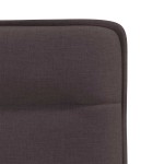 vidaXL Scaune de masă, 2 buc., maro închis, material textil vidaXL Scaune de masă, 2 buc., maro închis, material textil