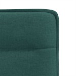 vidaXL Scaune de bucătărie, 2 buc., verde închis, material textil vidaXL Scaune de bucătărie, 2 buc., verde închis, material textil