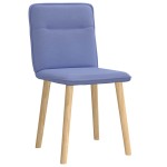 vidaXL Scaune de sufragerie 2 buc țesătură Jeans Blue vidaXL Scaune de sufragerie 2 buc țesătură Jeans Blue