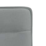 vidaXL Scaune de bucătărie, 2 buc., gri deschis, material textil vidaXL Scaune de bucătărie, 2 buc., gri deschis, material textil