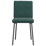 vidaXL Scaune de sufragerie, 2 buc., verde închis, catifea vidaXL Scaune de sufragerie, 2 buc., verde închis, catifea