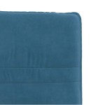 vidaXL Scaune de sufragerie, 2 buc., albastru, catifea vidaXL Scaune de sufragerie, 2 buc., albastru, catifea