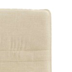 vidaXL Scaune de bucătărie, 2 buc., crem, material textil vidaXL Scaune de bucătărie, 2 buc., crem, material textil