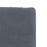 vidaXL Scaun de bucătărie, gri închis, catifea vidaXL Scaun de bucătărie, gri închis, catifea