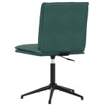 vidaXL Scaun de bucătărie, verde închis, catifea vidaXL Scaun de bucătărie, verde închis, catifea