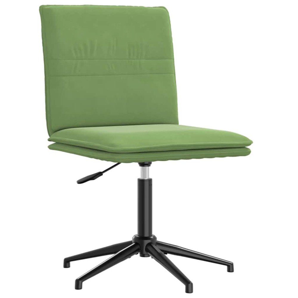 vidaXL Scaun de bucătărie, verde deschis, catifea