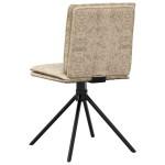 vidaXL Scaun de sufragerie din piele sintetică gri deschis vidaXL Scaun de sufragerie din piele sintetică gri deschis