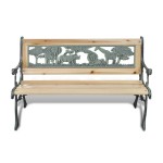 vidaXL Bancă de grădină pentru copii, 84 cm, lemn
