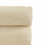 vidaXL Scaune de bucătărie, 2 buc., crem, material textil vidaXL Scaune de bucătărie, 2 buc., crem, material textil