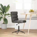 vidaXL Scaun de bucătărie, negru, piele ecologică vidaXL Scaun de bucătărie, negru, piele ecologică