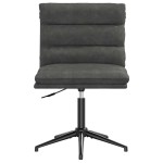 vidaXL Scaun de bucătărie, negru, piele ecologică vidaXL Scaun de bucătărie, negru, piele ecologică