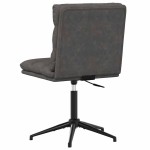 vidaXL Scaun de bucătărie, negru, piele ecologică vidaXL Scaun de bucătărie, negru, piele ecologică