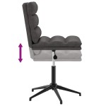vidaXL Scaun de bucătărie, negru, piele ecologică vidaXL Scaun de bucătărie, negru, piele ecologică
