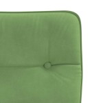 vidaXL Scaune de bucătărie, 2 buc., verde deschis, catifea vidaXL Scaune de bucătărie, 2 buc., verde deschis, catifea
