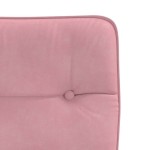 vidaXL Scaune de sufragerie, 2 buc., roz, catifea vidaXL Scaune de sufragerie, 2 buc., roz, catifea