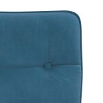 vidaXL Scaune de sufragerie, 2 buc., albastru, catifea vidaXL Scaune de sufragerie, 2 buc., albastru, catifea