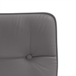 vidaXL Scaun de bucătărie, gri, piele ecologică vidaXL Scaun de bucătărie, gri, piele ecologică