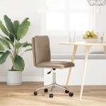 vidaXL Scaun de sufragerie din piele artificială Cappuccino