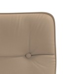 vidaXL Scaun de sufragerie din piele artificială Cappuccino