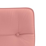 vidaXL Scaun de sufragerie din piele artificială roz
