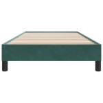 vidaXL Cadru de pat fără saltea, verde închis, 80x210 cm, catifea vidaXL Cadru de pat fără saltea, verde închis, 80x210 cm, catifea
