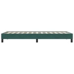 vidaXL Cadru de pat fără saltea, verde închis, 80x210 cm, catifea vidaXL Cadru de pat fără saltea, verde închis, 80x210 cm, catifea