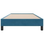 vidaXL Cadru de pat fără saltea, albastru închis, 80x210 cm, catifea vidaXL Cadru de pat fără saltea, albastru închis, 80x210 cm, catifea