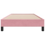 vidaXL Cadru de pat fără saltea roz 100x210 cm catifea vidaXL Cadru de pat fără saltea roz 100x210 cm catifea