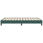vidaXL Cadru de pat fără saltea Verde închis 120x210 cm catifea vidaXL Cadru de pat fără saltea Verde închis 120x210 cm catifea