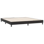 vidaXL Cadru de pat fără saltea neagră 180x210 cm catifea