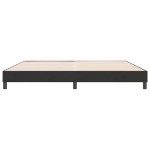 vidaXL Cadru de pat fără saltea neagră 180x210 cm catifea