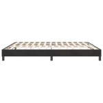 vidaXL Cadru de pat fără saltea neagră 180x210 cm catifea