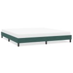 vidaXL Cadru de pat fără saltea, verde închis, 200x210 cm, catifea vidaXL Cadru de pat fără saltea, verde închis, 200x210 cm, catifea