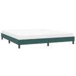 vidaXL Cadru de pat fără saltea, verde închis, 200x210 cm, catifea vidaXL Cadru de pat fără saltea, verde închis, 200x210 cm, catifea