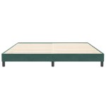 vidaXL Cadru de pat fără saltea, verde închis, 200x210 cm, catifea vidaXL Cadru de pat fără saltea, verde închis, 200x210 cm, catifea