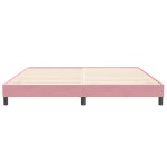 vidaXL Cadru de pat fără saltea roz 200x210 cm catifea vidaXL Cadru de pat fără saltea roz 200x210 cm catifea